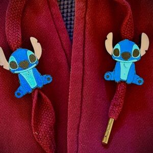 Stitch drawstring charms